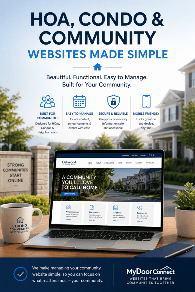 We Help Communities Stay Organized, Connected, and Informed